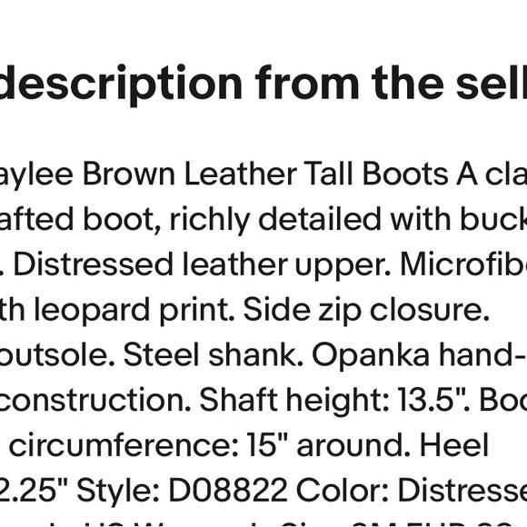 Distressed leather tall boots.by Born - Picture 15 of 15